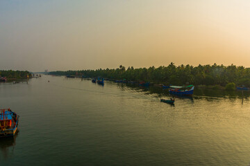 Obraz premium Beautiful view of National Waterways