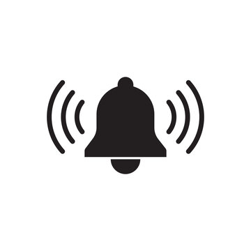 Bell Icon Vector Illustration Logo Template