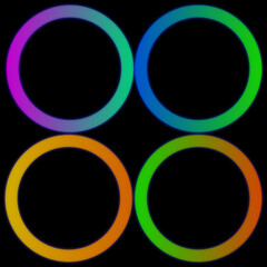 seamless background image rainbow circle shape