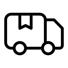 Delivery Car line icon