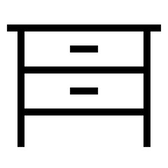 Furniture line icon