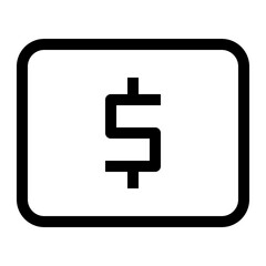 Money line icon