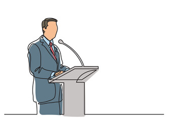 continuous line drawing speaker - PNG image with transparent background