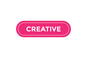 Creative button web banner templates. Vector Illustration
