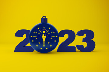 2023 Year With Indiana Christmas Ball