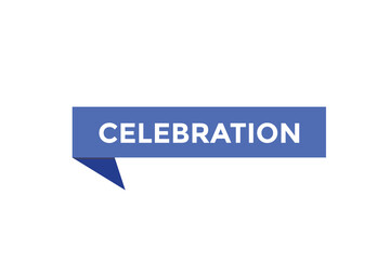 Celebration button web banner templates. Vector Illustration
