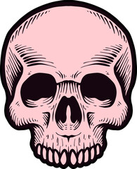 Vintage Skull Element 