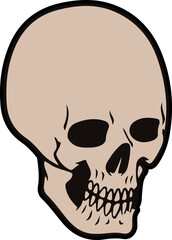 Vintage Skull Element 