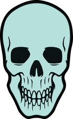 Vintage Skull Element 