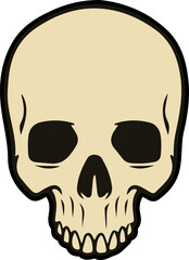 Vintage Skull Element 