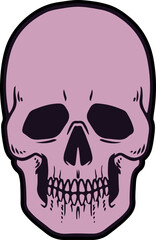 Vintage Skull Element 