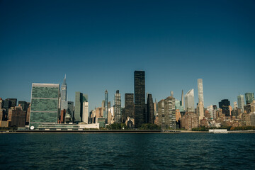 Fototapeta premium New York City skyline from Queens, United States