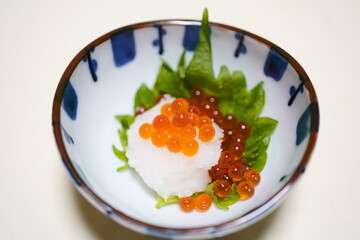 小鉢に入ったイクラおろし