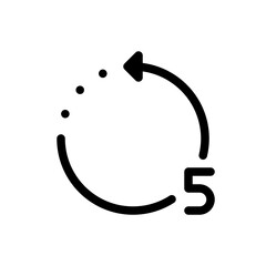 timer glyph icon