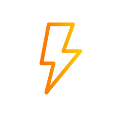 flash gradient icon