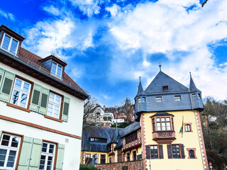 Obraz premium Antique building view in Heidelberg, Germany