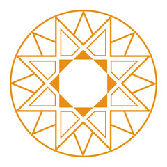 Abstract Islamic Geometric Decoration