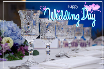 table setting for a wedding dinner 