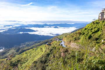 Fototapeta na wymiar Beautiful landscape at Mountain Province Banaue Ifugao, Philippines 
