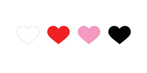 Heart Love Icon for Graphic Design Projects