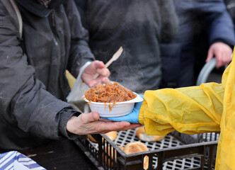 Warm food for the poor and homeless