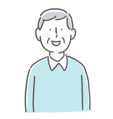 シニア男性　アイコン