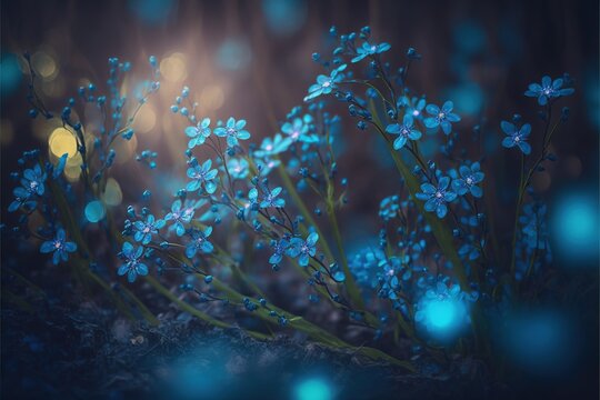 Blue Skylla Art Generative AI