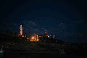 Naklejka premium Working Nojimazaki Lighthouse