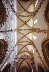 Interior of famous roman style Jáki church Hungary © Zsolt Biczó