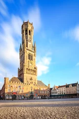 Fotobehang The Belfry of Bruges, Belgium © adamzoltan
