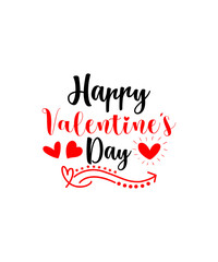Happy valentine's day SVG cut file