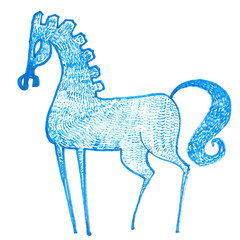 A horse from the island of Crete © Dusan