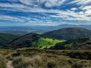 landscape with mountains