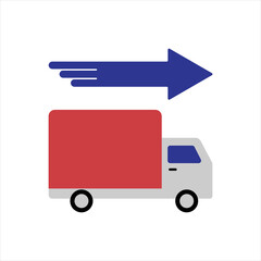 E Commerce Delivery Icon Vector