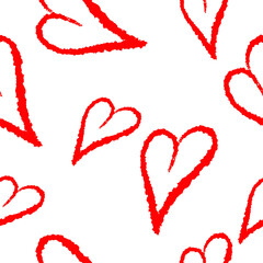 Colorful leaves. Seamless abstract pattern with colored plants. Stylish design of fabric, packaging, tableware