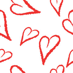 Colorful leaves. Seamless abstract pattern with colored plants. Stylish design of fabric, packaging, tableware