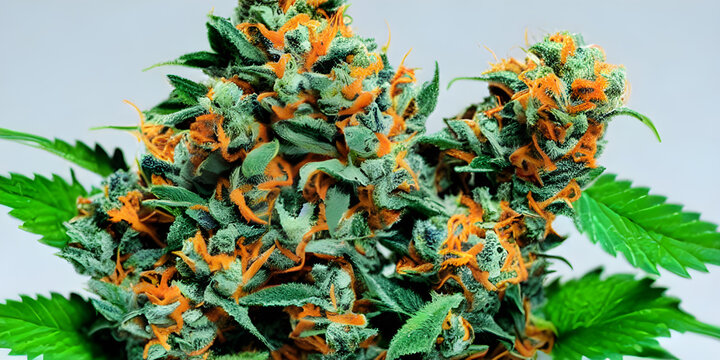Cannabis Macro shot wedding cake strain