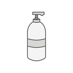 Liquid soap Bathroom Icon Collection Set Elegant