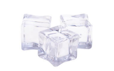 ice cubes isolated