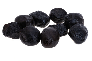 dried olives isolated