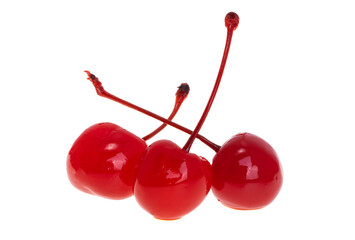cocktail cherry isolated