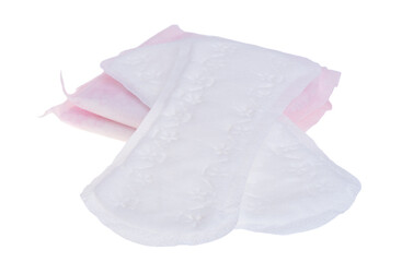 feminine pads isolated
