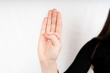  B letter , Static Hand Gestures for American Sign Language Letters,The 26 hand signs of the ASL Language., sign language of people with hearing loss communities