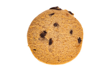chocolate drops cookies isolated