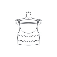 Kids Tangtop Clothesline Line Clothing Collection Set