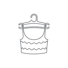 Kids Tangtop Clothesline Line Clothing Collection Set