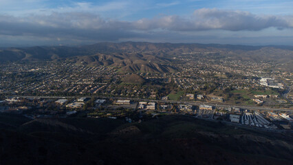 Aerial View of Agoura Hills and Conejo Valley