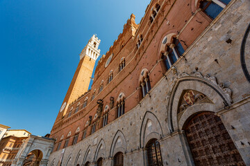 Pubblico Palace in Siena, Italy