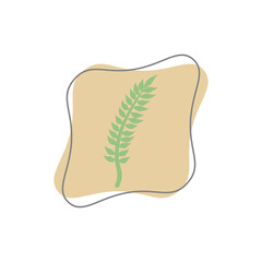 Aesthetic Leaf Organic Blobs Shape