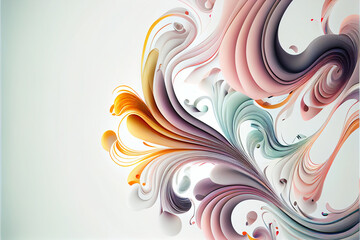 A Pastel Mirage: The Swirling Beauty of Color - Abstract Wallpaper Backdrop